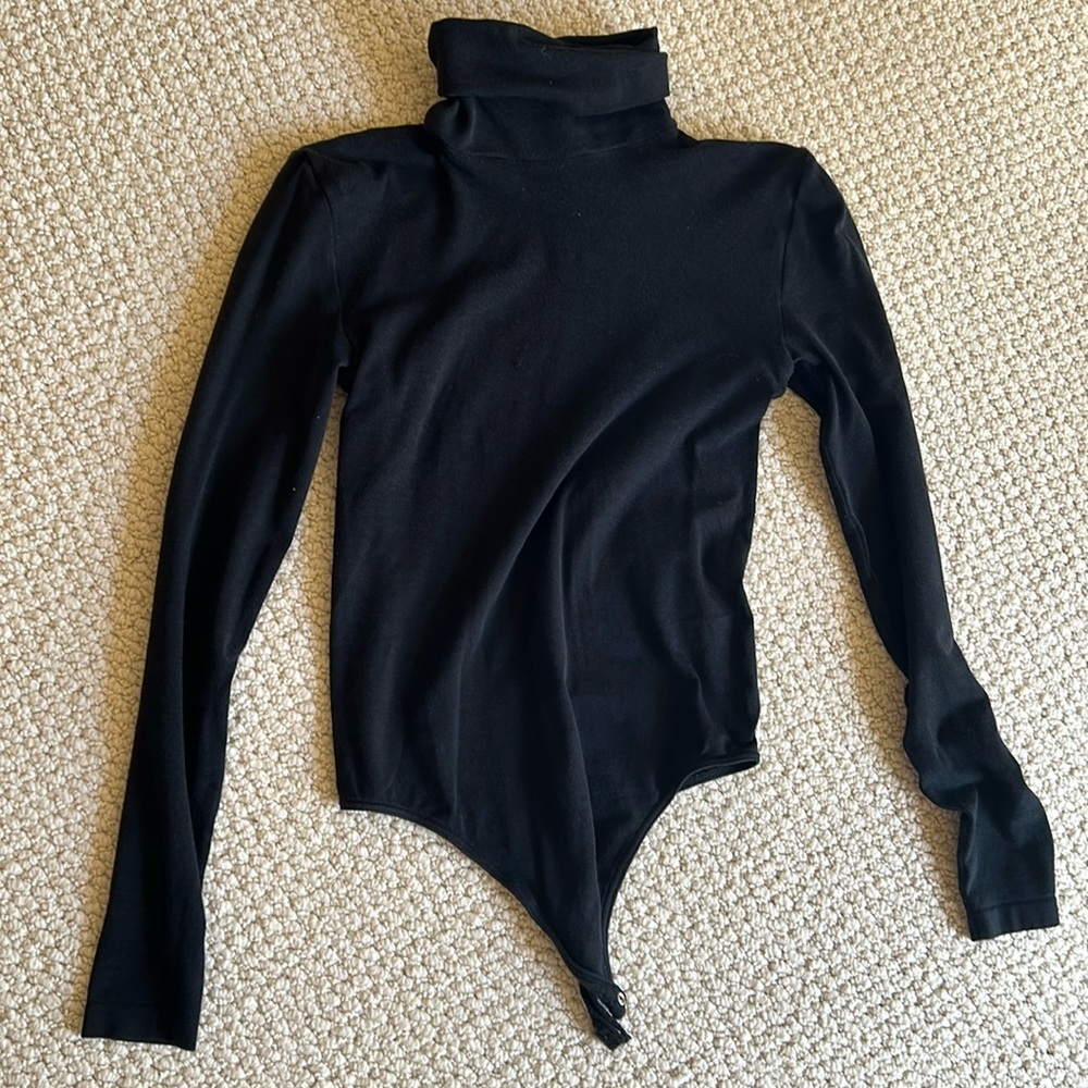 Wolford thong turtleneck bodysuit size XS
